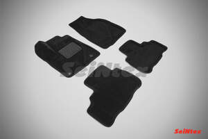 Коврики в салон текстильные SeiNtex 3D TOYOTA HIGHLANDER III (2014-н.в) черные