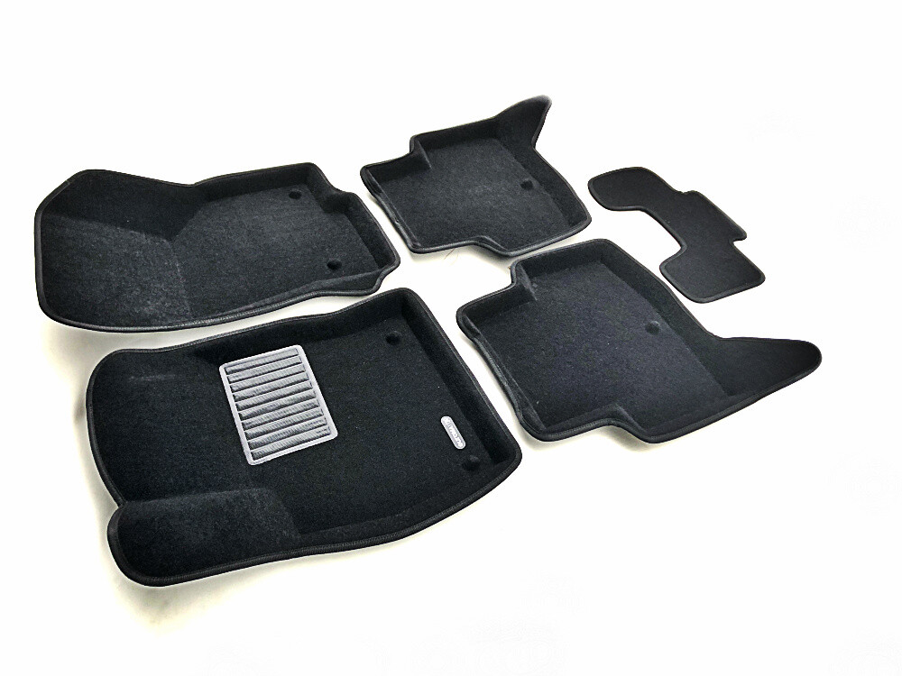 Коврики в салон текстильные Euromat 3D Business SKODA Octavia A7 (2013-2018), черные (укороченные передние) (5 шт.) Коврики в салон текстильные Euromat 3D Business SKODA Octavia A7 (2013-2018), черные (укороченные передние) (5 шт.)