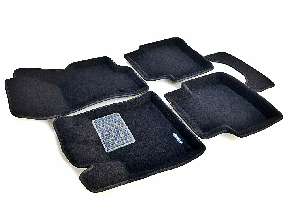 Коврики в салон текстильные Euromat 3D Business Volkswagen Passat B8 (2016-2018), черные (5 шт.) Коврики в салон текстильные Euromat 3D Business Volkswagen Passat B8 (2016-2018), черные (5 шт.)