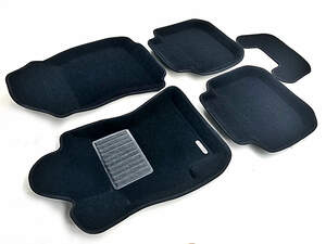 Коврики в салон текстильные Euromat 3D Business SUBARU Outback IV (2010-2015), черные (5 шт.)