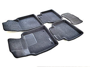 Коврики в салон текстильные Euromat 3D Business для TOYOTA Camry XV70 (2018-) / LEXUS ES (2018-) серые