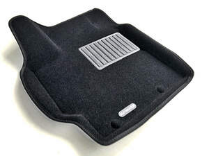 Коврики в салон текстильные Euromat 3D Business TOYOTA Auris (2007-2012), черные (3 шт.)