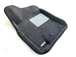 Коврики в салон текстильные Euromat 3D Business TOYOTA Land Cryiser 200 (2007-2012), серые (3 шт.)