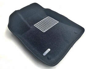 Коврики в салон текстильные Euromat 3D Business TOYOTA Highlander (3 2014-2019), черные (3 шт.)