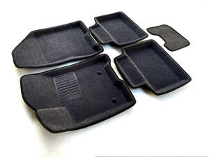 Коврики в салон текстильные Euromat 3D Business для LADA Vesta (2015-) серые