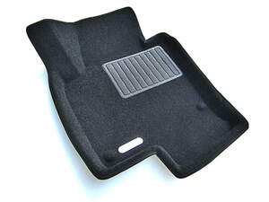 Коврики в салон текстильные Euromat 3D Business VOLKSWAGEN Tiguan (2008-2016), черные (5 шт.)