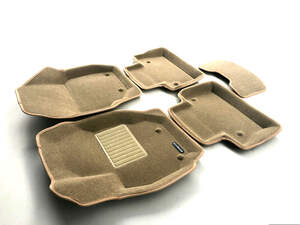 Коврики в салон текстильные Euromat 3D Business VOLVO XC 70 (2007-2018), бежевые (5 шт.)