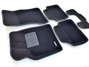 Коврики в салон текстильные Euromat 3D Business PORSCHE Macan (2014-2018), черные (5 шт.) Коврики в салон текстильные Euromat 3D Business PORSCHE Macan (2014-2018), черные (5 шт.)