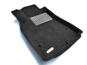 Коврики в салон текстильные Euromat 3D Business RENAULT Fluence (2010-2018), черные (5 шт.)