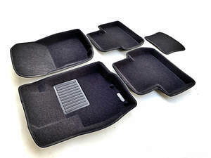 Коврики в салон текстильные Euromat 3D Business MITSUBISHI ASX (2010-н.в.), черные (5 шт.)