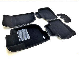 Коврики в салон текстильные Euromat 3D Business MITSUBISHI Pajero Sport (2016-2018), черные (5 шт.)