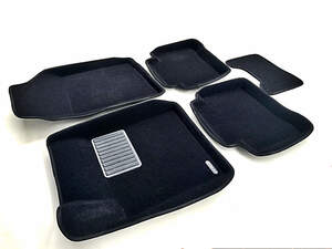 Коврики в салон текстильные Euromat 3D Business RENAULT Latitude (2010-2018), черные (5 шт.)