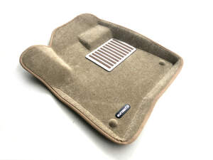 Коврики в салон текстильные Euromat 3D lux AUDI Q7 (2005-2014), бежевые (5 шт.)