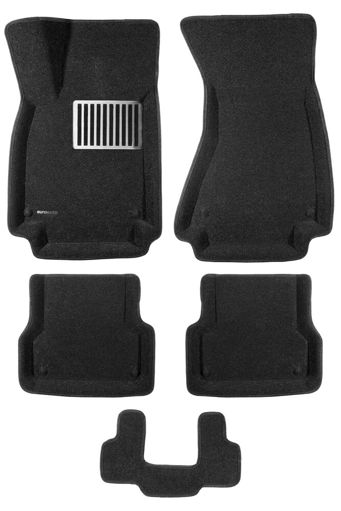 Коврики в салон текстильные Euromat 3D lux AUDI A6 (2011-2017), черные (5 шт.) Коврики в салон текстильные Euromat 3D lux AUDI A6 (2011-2017), черные (5 шт.)