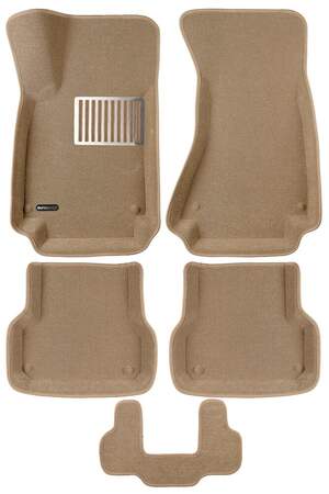 Коврики в салон текстильные Euromat 3D Lux AUDI A6 (2011-2018) / A7 (2011-2018) бежевые C2