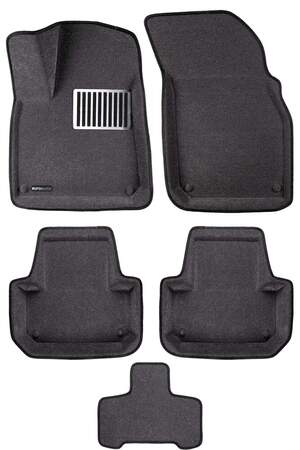 Коврики в салон текстильные Euromat 3D lux AUDI Q7 (2015-) серые