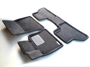 Коврики в салон текстильные Euromat 3D Lux BMW X5 (E70) / X6 (E71) (2008-2014) серые