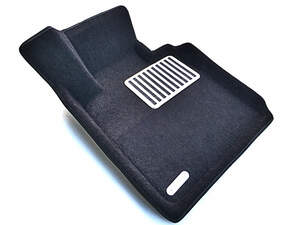 Коврики в салон текстильные Euromat 3D lux BMW 1 (F20) (2011-2018), черные (5 шт.)