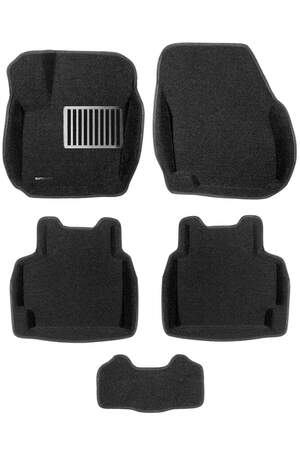Коврики в салон текстильные Euromat 3D lux FORD Mondeo (2007-2014), черные (5 шт.)
