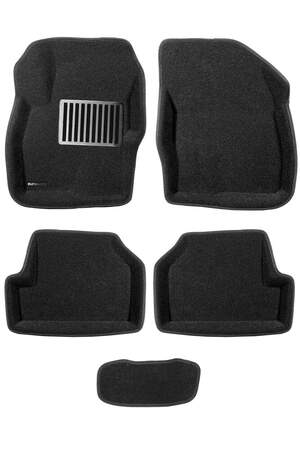 Коврики в салон текстильные Euromat 3D lux FORD Focus 2 HB/SD/WAG (2005-2011), черные (5 шт.)