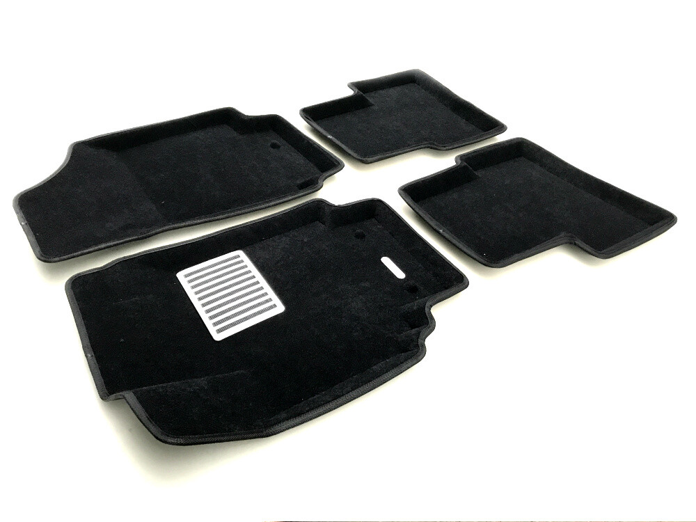 Коврики в салон текстильные Euromat 3D lux HYUNDAI Creta (2016-2017), черные (5 шт.) Коврики в салон текстильные Euromat 3D lux HYUNDAI Creta (2016-2017), черные (5 шт.)