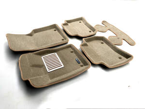 Коврики салона текстильные Euromat 3D Lux JAGUAR F-Pace (2016-) /LR RR Velar (2017-) (БЕЖ) (EM3D) NP1