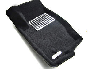 Коврики в салон текстильные Euromat 3D lux Jeep Grand Cherokee (2006-2010), черные (5 шт.)
