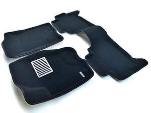 Коврики в салон текстильные Euromat 3D LUX INFINITI QX 56 (2004-2010) (3-ряд)