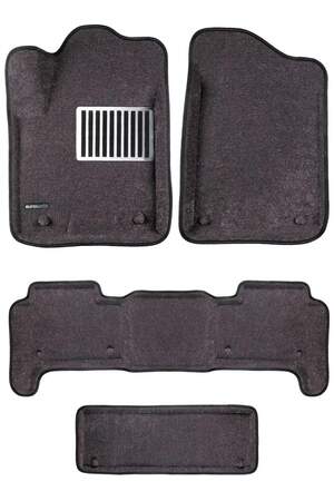 Коврики в салон текстильные Euromat 3D Lux INFINITI QX 56/80 /NISSAN Patrol (2010-) (3 ряд) серые C5 Коврики в салон текстильные Euromat 3D Lux INFINITI QX 56/80 /NISSAN Patrol (2010-) (3 ряд) серые C5