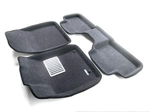 Коврики в салон текстильные Euromat 3D lux KIA Ceed (2018-) серые