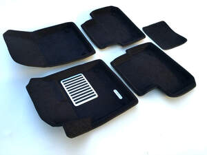 Коврики в салон текстильные Euromat 3D lux LAND ROVER Discovery Sport (2015-2017), черные (5 шт.)