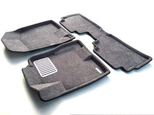 Коврики в салон текстильные Euromat 3D lux LEXUS RX (2003-2008), серые (3 шт.)