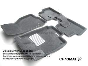 Коврики в салон текстильные Euromat 3D Lux NISSAN X-Trai (T31) (2007-2014) серые Коврики в салон текстильные Euromat 3D Lux NISSAN X-Trai (T31) (2007-2014) серые