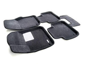 Коврики в салон текстильные Euromat 3D lux POR. Cayenne (2018-) /VW Touareg (2018-) (СЕР) (EM3D) NP1