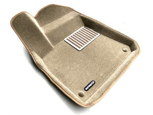 Коврики в салон текстильные Euromat 3D lux POR. Cayenne (2018-) /VW Touareg (2018-) (БЕЖ) (EM3D) NP1