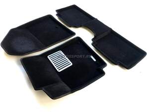 Коврики в салон текстильные Euromat 3D lux SKODA Superb (2009-2015) (EM3D) (СЕР) C2
