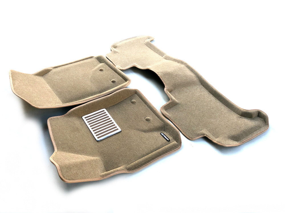 Коврики в салон текстильные Euromat 3D lux TOYOTA Land Cryiser 200 (2007-2012), бежевые (3 шт.) Коврики в салон текстильные Euromat 3D lux TOYOTA Land Cryiser 200 (2007-2012), бежевые (3 шт.)
