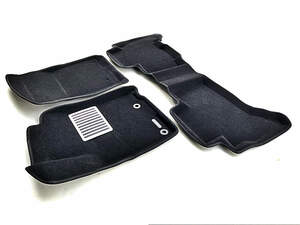 Коврики в салон текстильные Euromat 3D Lux TOYOTA LC Prado 150 (1/2рестайлинг 2013-н.в.) (с креп.) черные