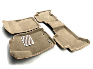 Коврики в салон текстильные Euromat 3D lux TOYOTA LC Prado 150 (2014-2018-) (с креп.) (БЕЖ) (EM3D) NP2