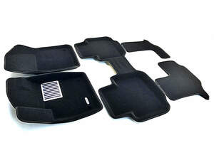 Коврики в салон текстильные Euromat 3D lux VOLKSWAGEN Teramont (2018-) (3 ряд) (EM3D) NP2