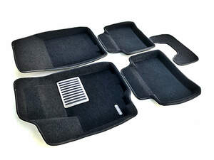 Коврики в салон текстильные Euromat 3D lux SUZUKI Vitara (2015-2018), черные (5 шт.)