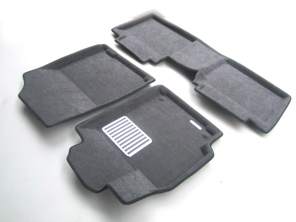 Коврики в салон текстильные Euromat 3D lux TOYOTA Camry VI, VII (2006-2018), серые (3 шт.) Коврики в салон текстильные Euromat 3D lux TOYOTA Camry VI, VII (2006-2018), серые (3 шт.)