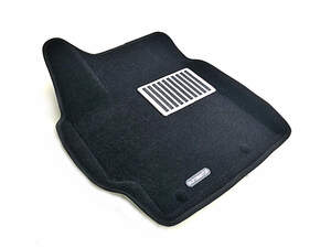 Коврики в салон текстильные Euromat 3D lux TOYOTA Corolla (2007-2012), черные (3 шт.)