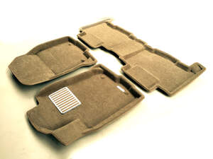 Коврики в салон текстильные Euromat 3D lux TOYOTA RAV4 IV (2013-2019) , бежевые (3 шт.)