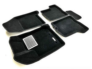 Коврики в салон текстильные Euromat 3D lux Lada XRay (2016-2017), черные (5 шт.)