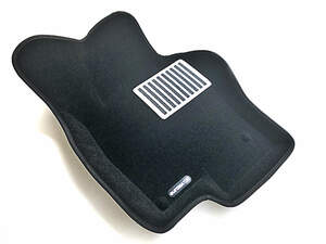 Коврики в салон текстильные Euromat 3D lux VOLKSWAGEN Passat B7 (2011-2014), черные (5 шт.)