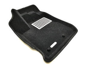 Коврики в салон текстильные Euromat 3D lux RENAULT KAPTUR/Captur (2016-2018), черные (5 шт.)