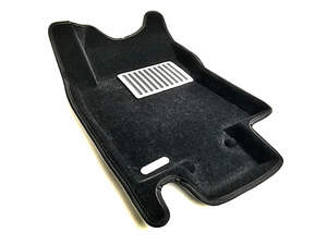 Коврики в салон текстильные Euromat 3D lux RENAULT Koleos (2017-н.в.), черные (3 шт.)