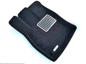 Коврики в салон текстильные Euromat 3D lux Volkswagen Golf 7 (2013-2018), черные (укороченные передние) (5 шт.)