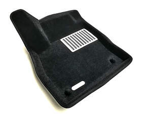 Коврики в салон текстильные Euromat 3D lux VW Golf 7 (2013-2018), черные (5 шт.)